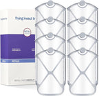 Flying Insect Trap Refills & 8 Cartridges, Compatible with ZEVOM364A Refill (8 Cartridges)