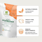 Grab Green Automatic Dishwashing Detergent Pods, 24 Count, Thyme Fig Leaf Scent, Plant and Mineral Based, Superior Cleaning, Powerful Grease Removal, Brilliant Shine