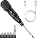 AMIR Electric Screwdriver Cordless, Rechargeable Power Screwdrivers Set, Portable Automatic Home Repair Tool Kit with LED Lights and USB Cable