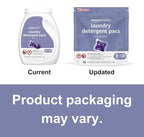 Amazon Basics Laundry Detergent Pacs, Lavender Scent, HE Compatible, Easy to Use Pre-Measured Pods, Clean Clothes, 120 Count (New Packaging)