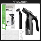 Window Vacuum Squeegee Cordless, Window Vac with Detachable Water Tank and Strong Suction, Electric Window Cleaning Tool for Shower Wall, Glass, Mirror, Countertop, Tiles, Car Windshield