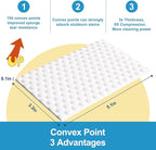 110 PCS Upgrade Convex Point Magic Sponge Eraser Sheets,Disposable Portable Magic Cleaning Eraser Thin Wipes for Kitchenware Bathroom Shoe Sink Car Interiors Hard-to-Reach Places