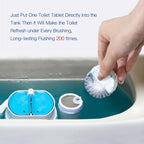 KIISIISO Toilet Bowl Cleaners 40 PACK, Long-Lasting Toilet Bowl Cleaner Tablets with Sustained-Release Technology Against Tough Stains,Automatic Toilet Cleaner for Deodorizing & Descaling