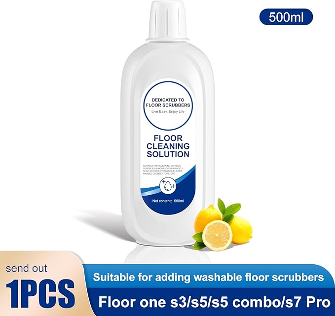Floor Cleaning Solution Compatible With Tineco, Deep Cleans for Multiple Hard Floors, Suitable With All Robot Vacuums with Mopping and Cordless Wet/Dry Vacuum Mop Cleaner (Original 2 Bottle)