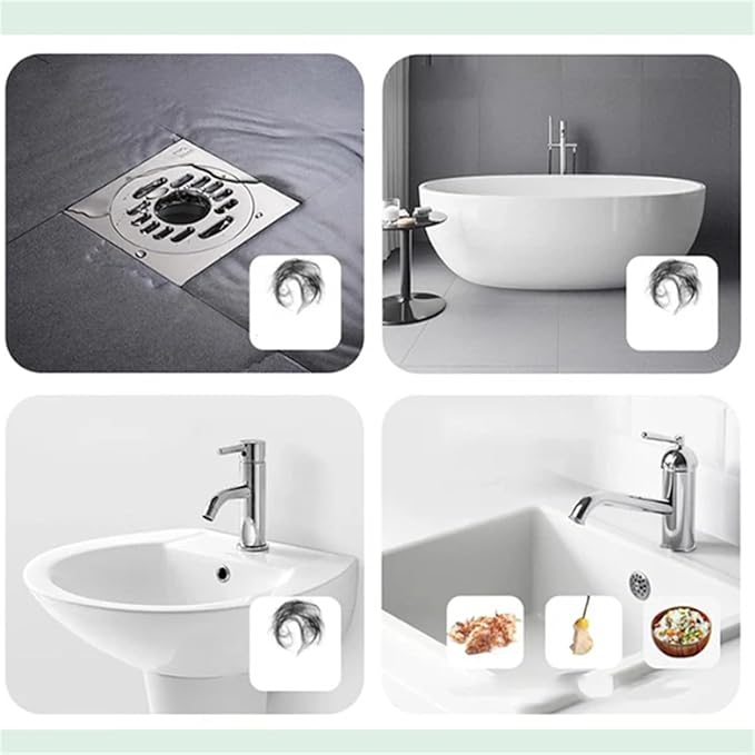 Powerful Pipeline Dredging Powder, 80g Powerful Sink And Drain Cleaner Powder, Drain Clog Remover Agent, Powerful Pipe Unclogger, Multi-Purpose Pipe Cleaner For Kitchen Bathroom Toilet (3PC)