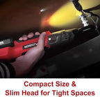 AOBEN 21V 3/8" Cordless Ratchet Wrench Kit-74 Ft-lbs Brushless Electric Power Ratchet with Variable Speed, 2X2000mAh Lithium-Ion Battery, Charger, 8 Sockets, 1/4" & 1/2" Adaptors, 3" Extension Bar