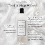 The Laundress Whites Detergent, Concentrated Laundry Detergent Liquid, Whiten & Brighten Clothes, Tough on Stains, Classic Scent, 32 oz. (Pack of 2)