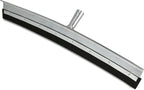 Unger Professional AquaDozer Max Kit, 36” Smooth Surface Curved Floor Squeegee and 48” Dual End Pole, Rubber Blade Scrubber and Broom for Concrete, Asphalt, and Tough Cleaning Jobs