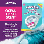 Vamoosh 6-in-1 Foaming Toilet Bowl Cleaner | Self-Activating Foam Technology | Stays Active for 10 Minutes | Easy to Use | Removes Stains | Eliminates Limescale & Removes Odor | 100g (Pack of 12)