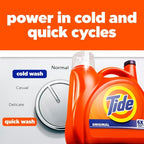 Tide Laundry Detergent Liquid, Original Scent, 80 Loads, 105 FL OZ, Works on 100% of Common Stains, Laundry Soap, Liquid Laundry Detergent