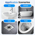 Sink and Drain Cleaner, Multi-functional Pipeline Dredging Agent, Sink Drain Cleaning Powder for Kitchen,Bathroom,Toilet,Pipe Maintenance (5)