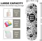 Grocery Bags Holder Organizer - Wall Mount Plastic Bags Storage Container Dispensers, Pet Lovers Home Kitchen Essentials