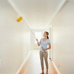 Long Handle Dusters for Cleaning with 2 Replacement Heads, Washable Cleaning Duster Kit with Laundry Mesh Bag, Cobweb Duster, Extendable Dusting Tool for Home and Office