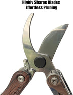Pruning Shears, 7 in 1 Garden Pruners, Multitools Folding Gardening Shears, 8" Professional Garden Scissors, Garden Clippers, Garden Shears Pruning, Pruning Scissors