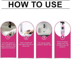 Gefanly Bathroom Cleaner, 10 Fl Oz Powerful Pink Bathroom Cleaner Spray, Bathrooms Descaler Foam Cleaners for Sink Tub Floor Tile (1pcs)