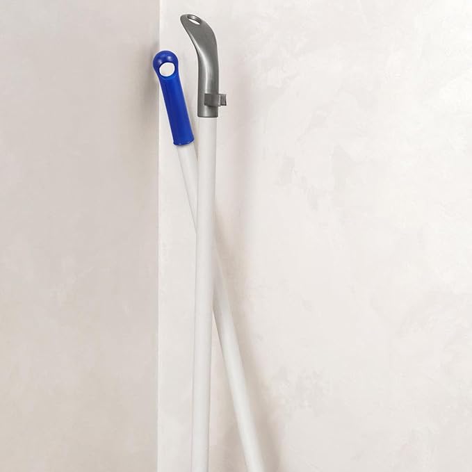 VALICLUD 2pcs Broom Handle Grips Replacement 19mm Mop Rod Sleeve Dark Blue Broom Accessories Dustpan Pole Handle for Household Floor Cleaning
