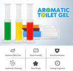 **84 Flowers** Toilet Gel Stamp | Long-Lasting Toilet Bowl Cleaner & Scent Freshener | Adhesive Gel Stamps for Fresh Fragrant Bathroom (Mix Scent)