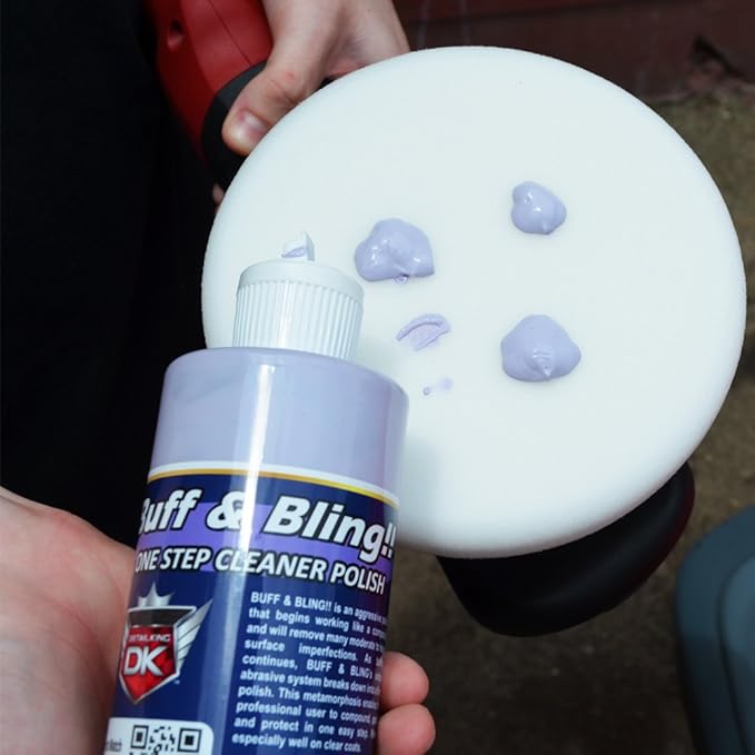 Detail King Buff & Bling!! - One Step Compound & Polish in 1 - Buff Out Scratches & Polish Your Paint to A Dazzling Gloss! - 16 oz