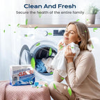 Washing Machine Cleaner Tablets, Deep Cleaning Descaler for Front & Top Load Washers, Clean Inside Drum and Laundry Tub Seal (2 boxes)