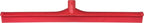 SPARTA 24" Floor Squeegee Replacement Head, Seamless Rubber with Rust-Free Plastic Frame for HACCP Compliance, Heavy-Duty Industrial Use, Thermoplastic Rubber, 24 Inches, Red