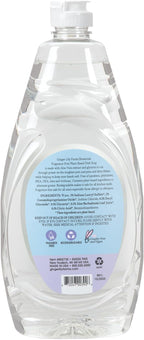 Ginger Lily Farms Botanicals Plant-Based Liquid Dish Soap, Concentrated Formula with Max Grease Cleaning Power, Cruelty-Free, Fragrance-Free, 24 Fl Oz