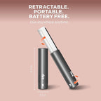 Flint All-in-One Fabric Shaver, Compact, Retractable & Travel-Friendly Fuzz Remover with 2 Fabric-Safe Care Surfaces, Lint Brush & Lint Roller, Ultimate Depiller for Clothes, Eco-Friendly