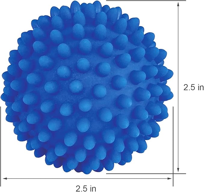 Dryer Balls 4 Pack - Non-Toxic Reusable Dryer Balls (Blue)