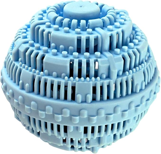 1pcs Laundry Balls for Washer, Natural Detergent Laundry Downy Ball for Washing Machine, Eco Friendly Fabric Softener Ball for 2000 Washings, Blue