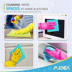 AIDEA Microfiber Cleaning Cloth-100PK, Soft Microfiber Towels for Cars, Absorbent Cleaning Rags, Lint-Free Streak-Free Wash Cloths for House, Kitchen, Window(12in.x12in)