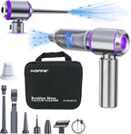 Vacuum/Air Duster 80,000RPM Super Power Mini Car Vacuum Cleaner 4-in-1 air Blower Gun Air Duster & Air Blower & Pump Hand Electric air Duster Handheld dust Blower Blower Cordless (Purple)