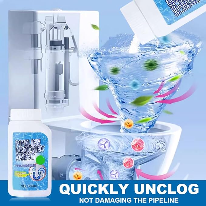 Powerful Pipe Dredging Agent, 2025 Upgrade Powerful Pipe Cleaner, Sink And Drain Cleaner, Pipeline Dredging Agent, Kitchen Sink Drain Cleaner for Kitchen, Bathroom (1PCS)