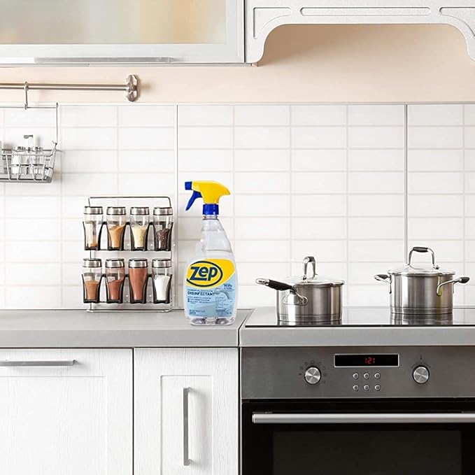 Zep Quick Clean Disinfectant 32 oz. Kills 99.9% of Bacteria in 5 Seconds (ZUQCD32)