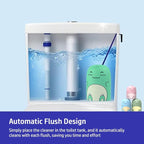 Cute Dinosaur-Shaped Toilet Bowl Cleaner Bottle, Bathroom Toilet Tank Cleaner with Ocean, Jasmine, and Peach Scent,Three bottles can be used for 9 months (Ocean&Peach&Jasmine)