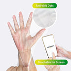 Disposable TPE Cooking Gloves, Ideal for Cleaning and Food Prep, Latex & Powder Free, Food safe