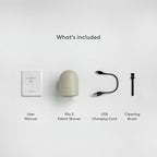 Steamery Fabric Shaver Pilo 2, Removes Lint and Pilling from Clothes and Textiles, Rechargeable Lint Remover with USB, Beige