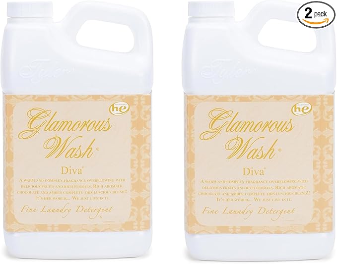 TYLER Glamorous Laundry Wash Detergent, Diva, 128oz / Pack of 2 Bonus a Stain Remover Pen