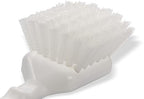 Carlisle FoodService Products 3662000 Flo-Pac Plastic Handle Utility Scrub Brush, Nylon Bristles, 2" Bristle Trim, 8" Length, White, 3 Count