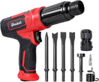 Air Hammer Kit with 4-Piece Chisel Set & Case, 2500 BPM Pneumatic Hammer Set for Automotive Repair, Metal Working, Rust Removal & Home Garage