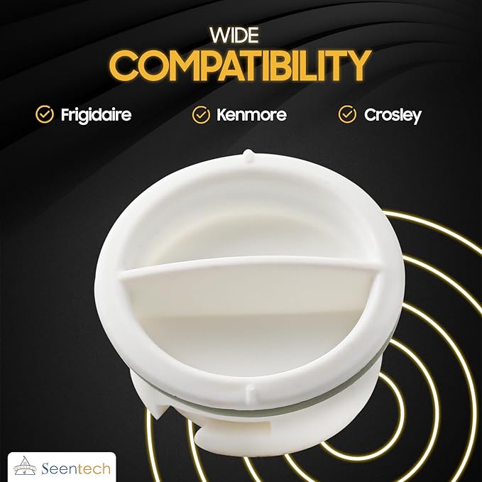 Seentech 154388801 Dishwasher Rinse Aid Cap – Compatible with Frigi-daire, Kenmore, Crosley Replaces AP2109579, 890363, 154388802