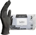 ForPro Disposable Nitrile Gloves, Chemical Resistant, Powder-Free, Latex-Free, Non-Sterile, Food Safe, 4 Mil