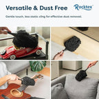 Anti-Static Dusting Brush – Safe for Electronics, Screens, Car Interior & Collectibles – Soft, Non-Scratch, Washable & Reusable