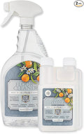 ProCare Citrus Floor Cleaner - Vinyl, Wood, Tile & Laminate Floor Cleaner for Mopping, Cleaning Solution Concentrate Floor Cleaner with Citrus Aroma, 32oz Spray Bottle + 8oz Concentrated Bottle Bundle