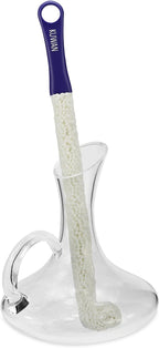 KUWAN Bottle Cleaning Brush Multi-Function Household Tools Flexible Bottle Scourer for Some Decanters, Goblets, Glasses, Cups (Long)