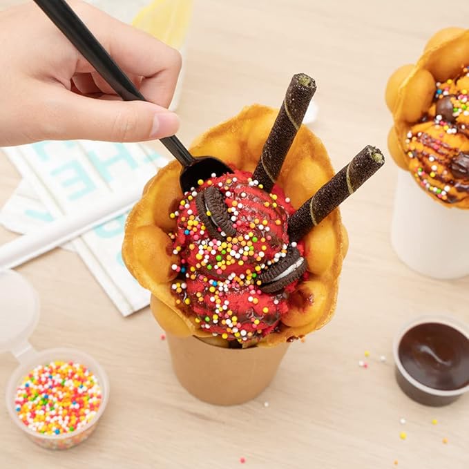 Restaurantware Bio Tek 12 Ounce French Fry Containers 100 Disposable Charcuterie Cups - Incline Design Round Kraft Paper French Fry Cups Stackable For Waffles Chips or Popcorn