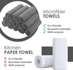 Avalon Towels Microfiber Cleaning Cloths (Value Pack of 100) - Size 12 x 12 Inches, Highly Absorbent Cleaning Rags, Lint Free, Reusable and Washable, Microfiber Towels for Cars