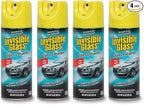 Invisible Glass 91163-4PK Premium Aerosol Glass Cleaner Spray for Car Windshields and Windows, Automotive and Home Window Cleaner, Streak-Free, Ammonia-Free, Tint-Safe – 15 oz (Pack of 4)