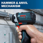 BOSCH CLPK22-120 12V Max Cordless 2-Tool Combo Kit with 3/8 in. Drill/Driver, 1/4 in. Impact Driver, (2) 2 Ah Batteries, Charger and Case
