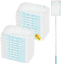 20 Count Feather Dusters Refill for Cleaning, 180 Degree Heavy Duty Duster Replacement Head for Swiffer Duster,Dusting Furniture, Blinds, Ceiling Fans, Helps Remove Allergens