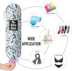 The Bag Grocery Bag Holder, Leafage Grocery Bags Holder Organizer, Wall Mount Plastic Bags Storage Container Dispensers, Kitchen Gifts For Women Family Friends Grandma Mom(E-6)