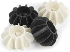4Pcs Ech.Apr Reusable Laundry Balls, TPR Washing Machine Cleaner Ball, Anti-Tangle Washer Dryer Accessory